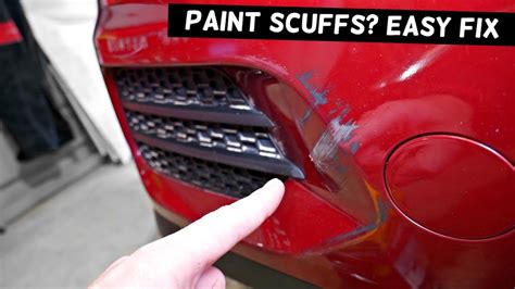 i scuffed my car|repair scuffs on car paint.